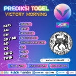 PREDIKSI TOGEL VICTORY MORNING 22 AGUSTUS 2026