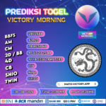 PREDIKSI TOGEL VICTORY MORNING 30 AGUSTUS 2026