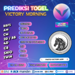 PREDIKSI TOGEL VICTORY MORNING 14 SEPTEMBER 2026